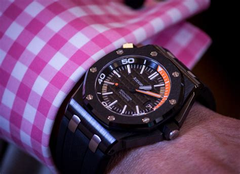 audemars piguet diver on wrist